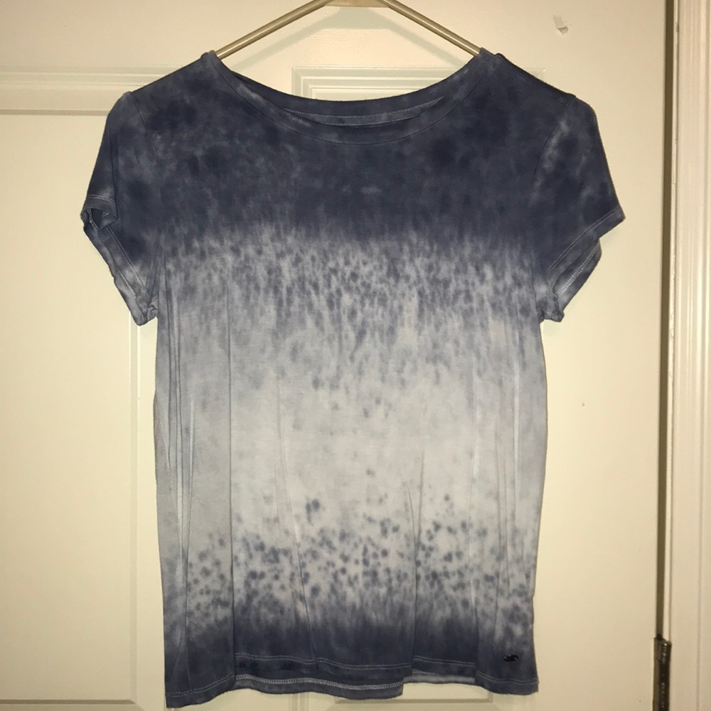 Blue and white tie dye